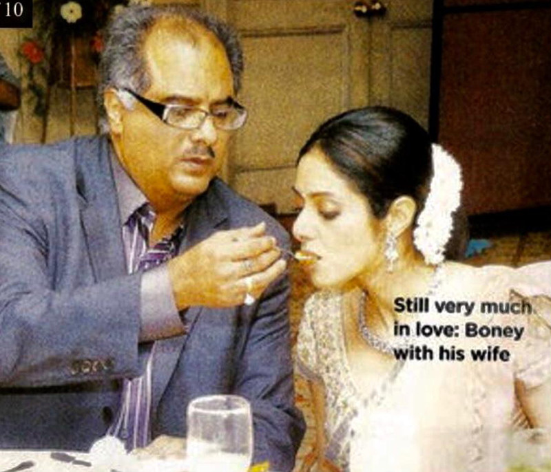 Sridevi and Boney Kapoor